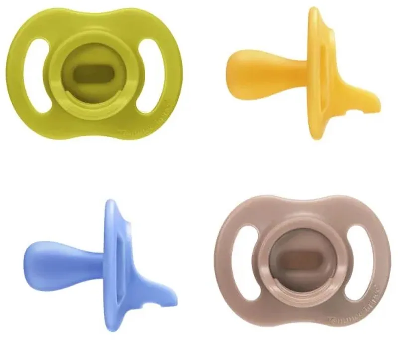 Ultra-light StayPut fopspeen - 6-18 maanden - set van 4 - silicone fopspeen uit één stuk - multi från Tommee Tippee i Blå – produktbild
