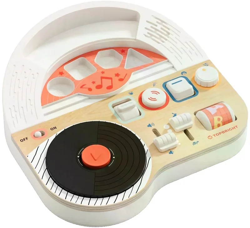 Busy Board Muzikaal Activiteiten Bord van Topbright in Meerkleurig – productfoto