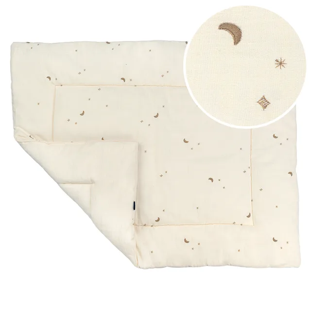 Parklegger Tots Tale Baby Soft Muslin Stardust Cream