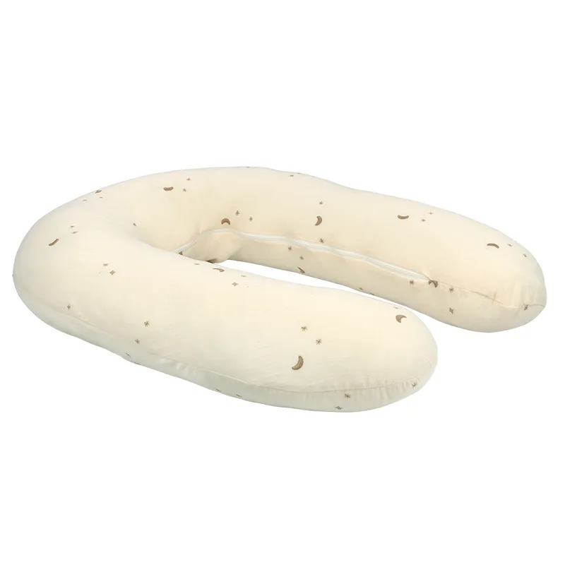 Voedingskussen Tots Tale Baby Soft Muslin Stardust Cream van Tots Tale – productfoto 2 van 4