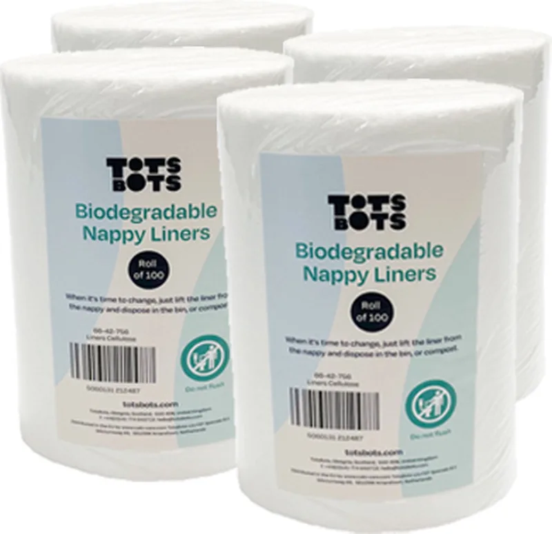 inlegvellen - wasbare luiers - 4 rollen de TotsBots – photo produit