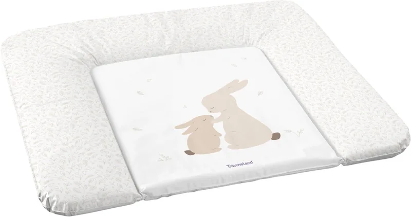 Aankleedkussen - Hophop Bunny - 75 x 85 cm van Träumeland in Beige – productfoto 1 van 3