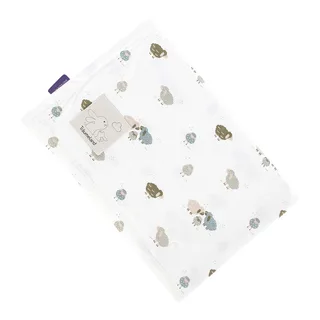 Babydecke Jersey van Träumeland in Wit, 100 × 75 × 2 mm – productfoto 1 van 3