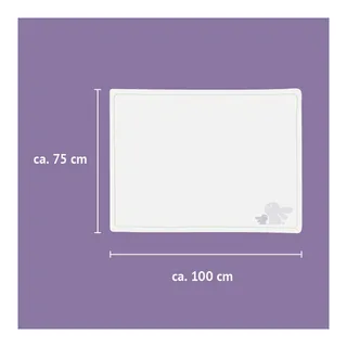 Babydecke Jersey van Träumeland in Wit, 100 × 75 × 2 mm – productfoto 2 van 3