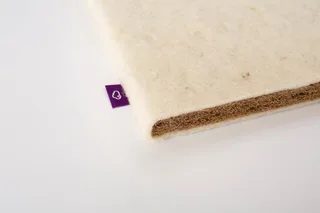 Babymatratze Kleine Matratze Naturwölkchen, Träumeland, 3 cm hoch, oval fra Träumeland i Hvid – produktbillede 2 af 5