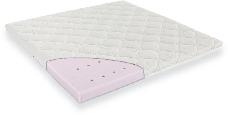 Babymatratze Laufgittermatratze Play&Dream, Träumeland, 6 cm hoch, eckig fra Träumeland i Hvid – produktbillede 1 af 5