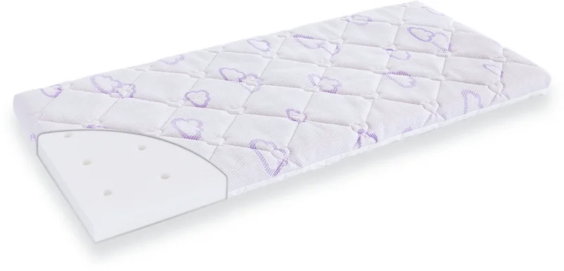 Babymatratze WIEGE Sleepy passend für BabyBay Midi Größe 40 x 80 x 5 cm (eckig), Träumeland, 5 cm hoch, (1-tlg) de Träumeland en Blanc – photo produit
