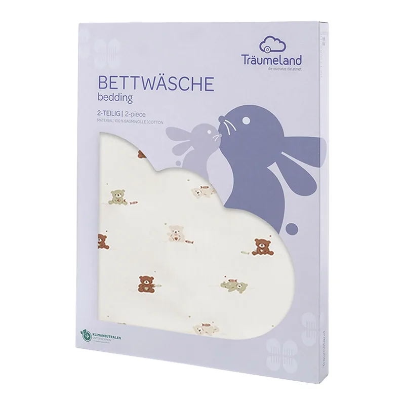 Bettwäsche 40x60 / 100x135 cm by Träumeland in Green, 135 × 100 mm – product photo 3 of 3