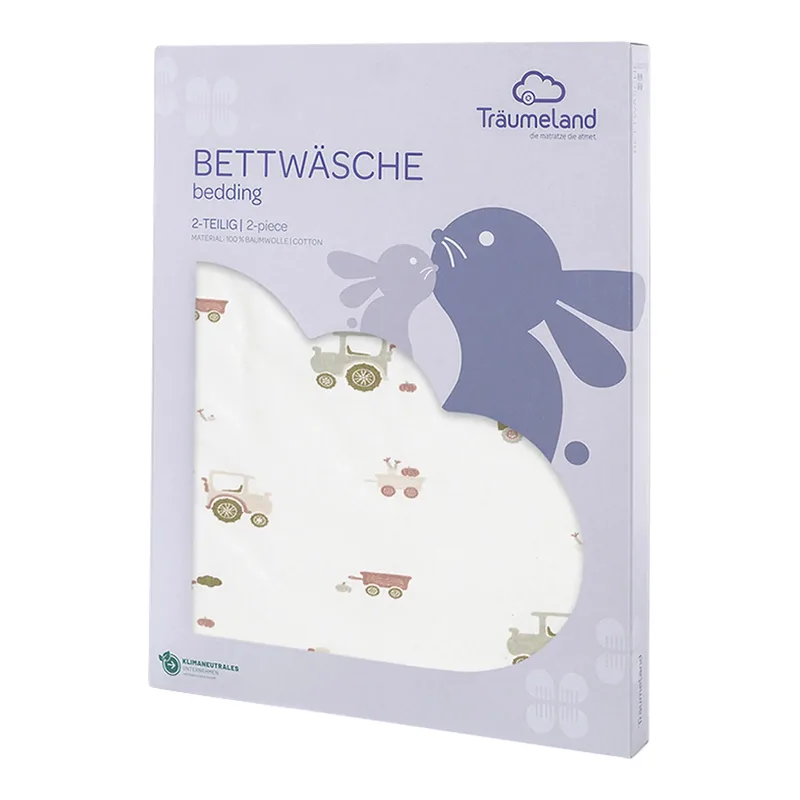 Bettwäsche 40x60 / 100x135 cm van Träumeland in Groen – productfoto 2 van 2