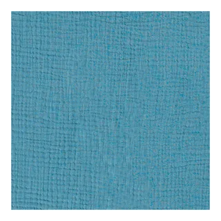 Bettwäsche Baumwollmusselin 40x60 / 100x135 cm van Träumeland in Denim – productfoto 2 van 3