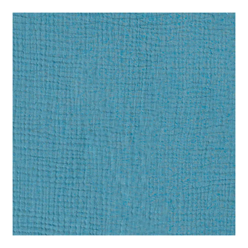 Bettwäsche Baumwollmusselin 40x60 / 100x135 cm van Träumeland in Denim – productfoto 2 van 3