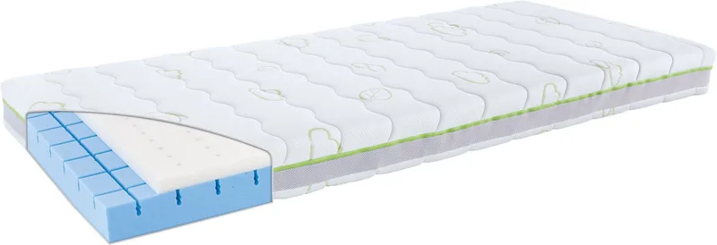 Jugendmatratze Matratze SCHLUMMERLAND, Träumeland, 15 cm hoch, (1-tlg) van Träumeland in Wit – productfoto 1 van 3