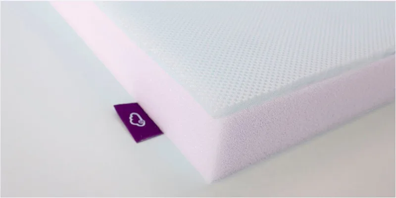 Kaltschaummatratze Beistellbett Brise Light Chicco next 2 me, abgerundete Ecken, 50x83 cm, Träumeland, 6 cm hoch, Matratze, Allergiker geeignet (Hausstauballergiker) fra Träumeland i Hvid – produktbillede 2 af 2