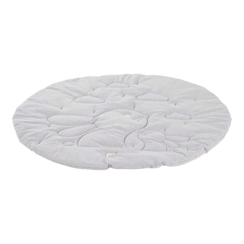 Krabbeldecke Signature rund 95 cm van Träumeland in Grijs, 95 × 95 × 4 mm – productfoto 1 van 3