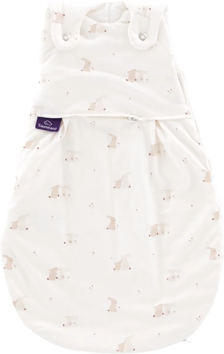 liebmich Slaapzak Hophop Bunny - Mt. 56/62 van Träumeland in Wit off white – productfoto