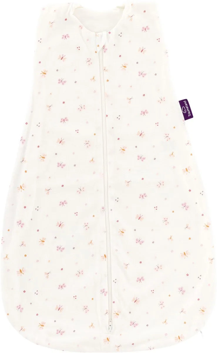 Liebmich Zomerslaapzak - 80 cm - Farfalle van Träumeland in Wit off white – productfoto