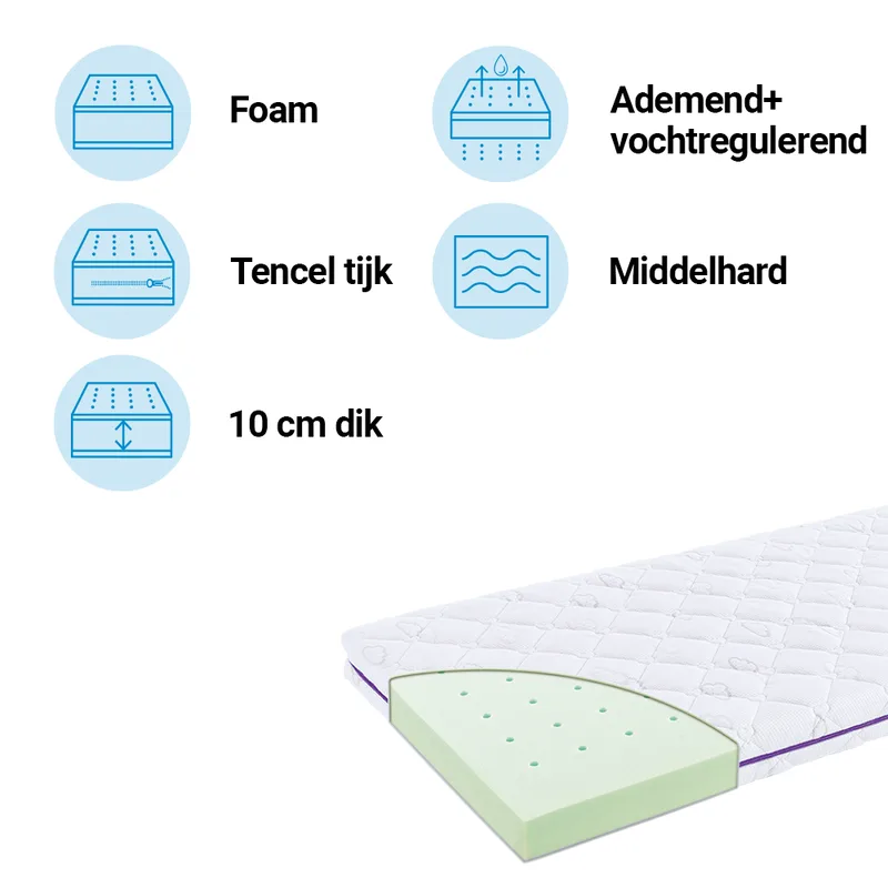 Matras Ledikant Träumeland 70x140 Moonlight van Träumeland – productfoto 1 van 2