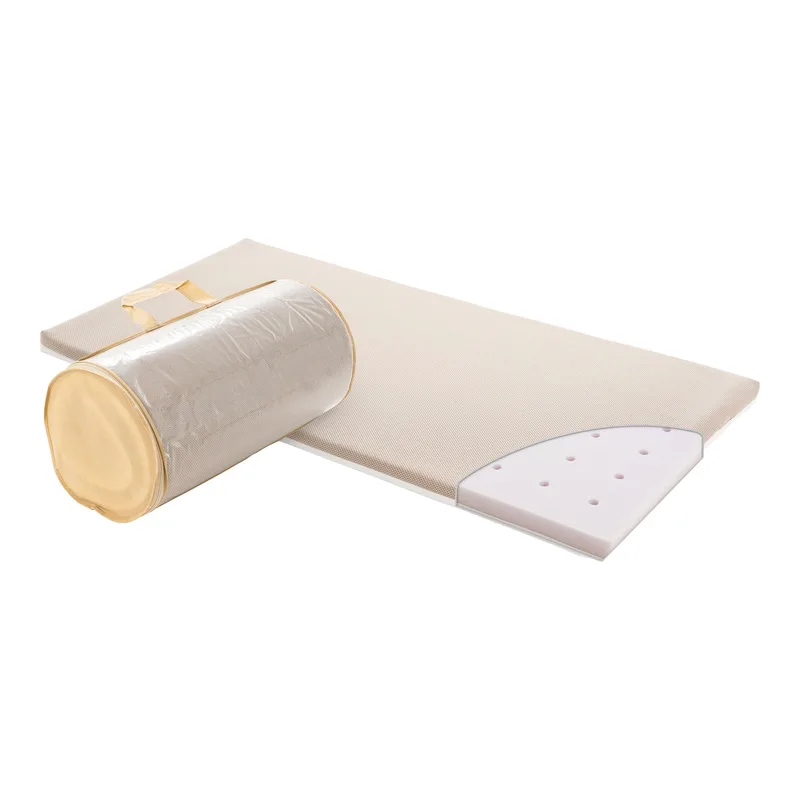 Matratze Air für Reisebett 60x120 cm gerollt de Träumeland en Blanc, 120 × 60 × 3,8 mm – photo produit