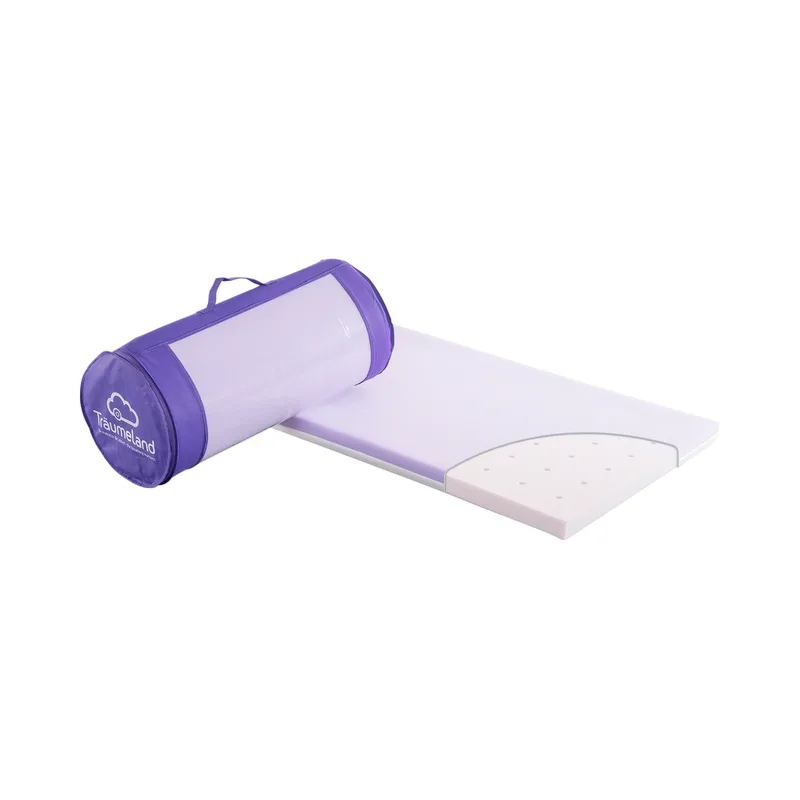 Matratze Air für Reisebett 60x120 cm gerollt by Träumeland in White, 1200 × 600 mm – product photo
