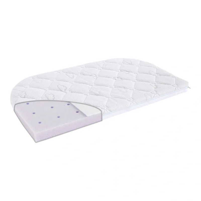 Matratze Brise light für Beistellbett 88x50 cm van Träumeland in Wit, 880 × 500 × 60 mm – productfoto