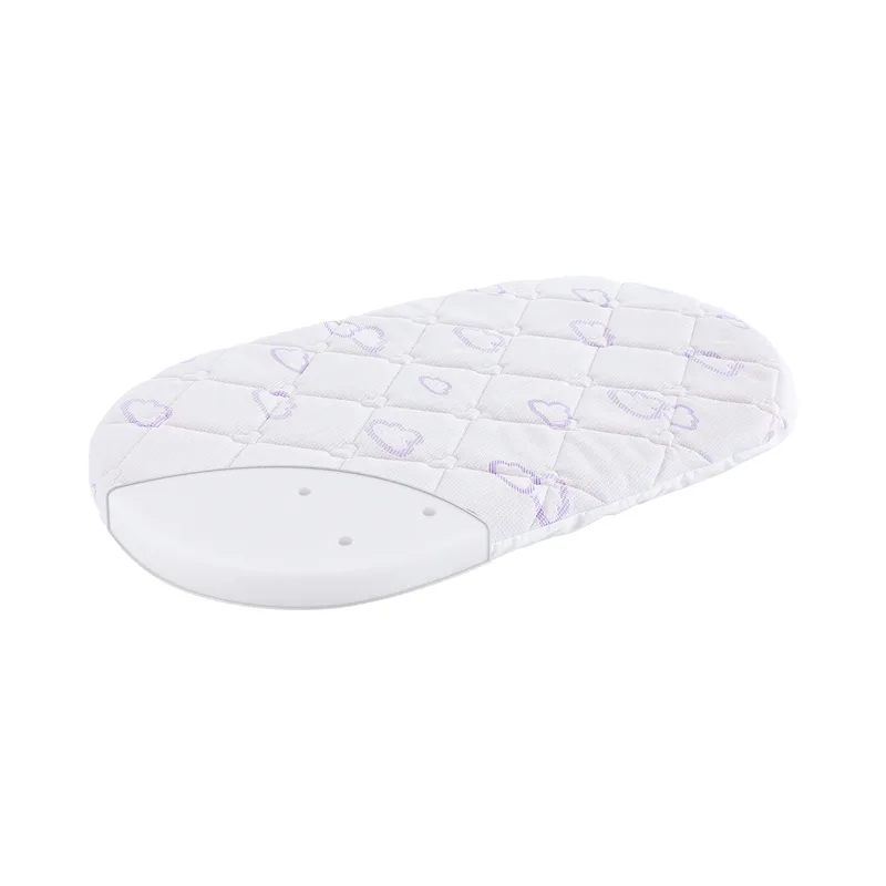 Matratze Sleepy für Stubenwagen, 70x37 cm Anti Allergiker van Träumeland in Wit, 700 × 370 mm – productfoto