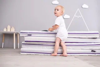 Ocean 70x140 Matras Peuterbed van Träumeland in Wit – productfoto 3 van 4