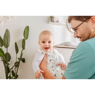 Sommer-Sleepoverall Light TO GO 0.5 TOG by Träumeland in White – product photo 2 of 2