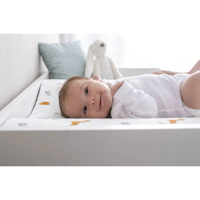 Wickelauflage 75x85 cm von Träumeland in Weiß, 85 × 5 mm – Produktfoto 3 von 3
