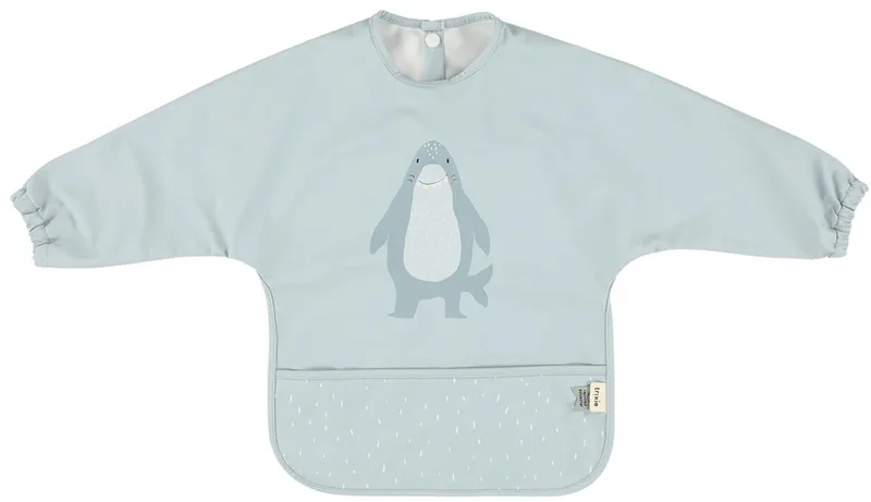 Afwasbare slab met mouwen - Mr. Shark - Slab voor kinderen - 100% Recycled Polyester - Eenvoudig schoon by Trixie in Mr. Shark – product photo