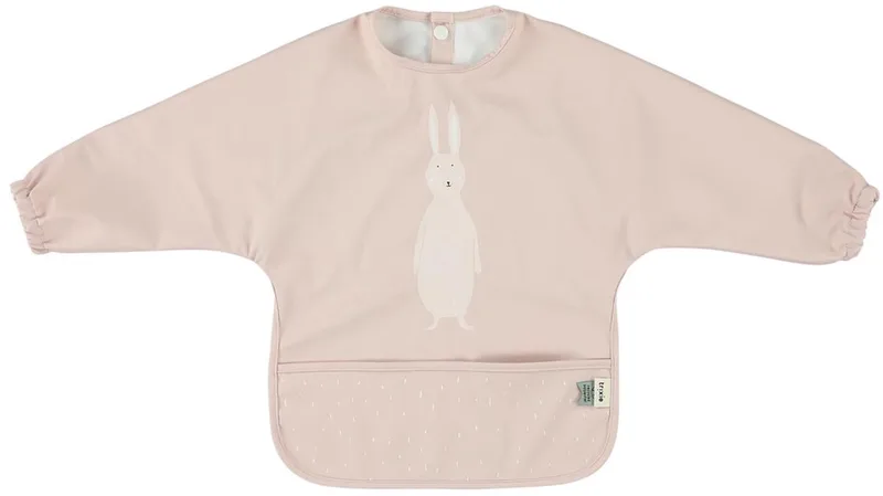 Afwasbare slab met mouwen - Mrs. Rabbit - Slab voor kinderen - 100% Recycled Polyester - Eenvoudig schoon - Roze by Trixie in Mrs. Rabbit – product photo