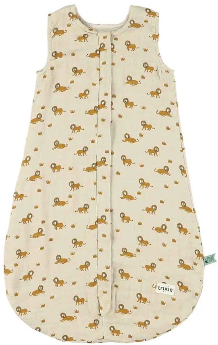 baby slaapzak zonder mouwen geel 70cm - Lively Lion zomer. de Trixie en Multicolore – photo produit