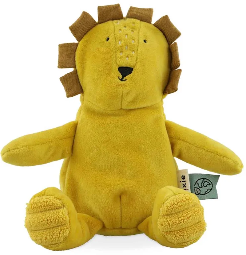 Babyknuffel Mr. Lion - Zachte Knuffel voor Baby's en Peuters - Eerste Knuffelvriendje by Trixie in Yellow – product photo