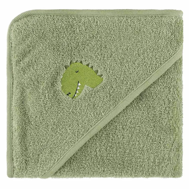 Badcape | 75x75cm - Aura Dino van Trixie in Meerkleurig – productfoto