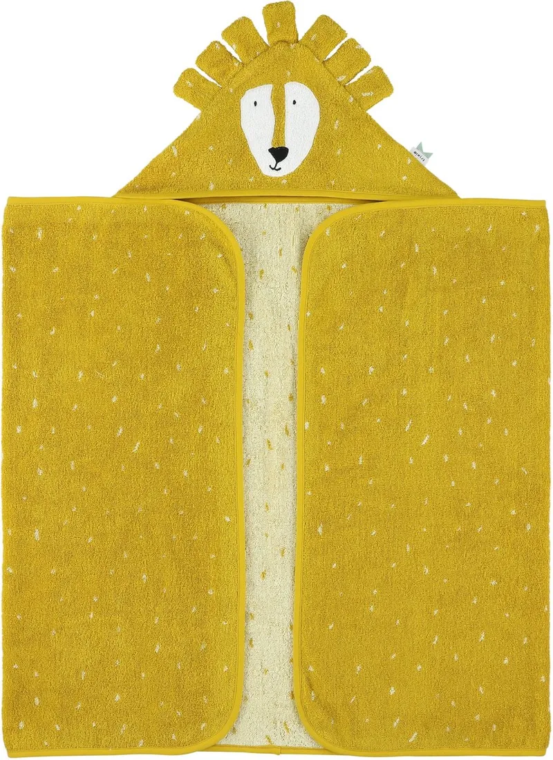 Badcape - Mr. Lion - 75x75cm - 100% Biologisch Katoen - Hooded Towel - Handig formaat van Trixie in Mr. Lion – productfoto