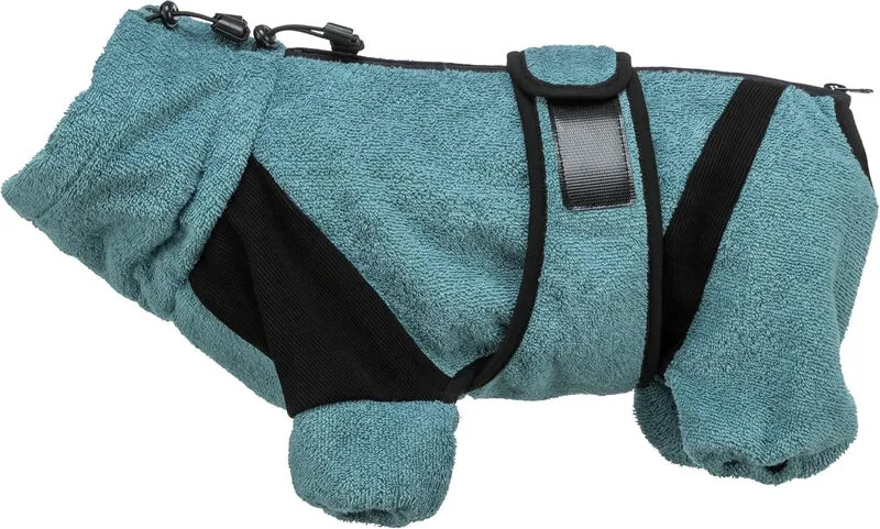 badjas/overall badstof petrol 62 CM van Trixie – productfoto
