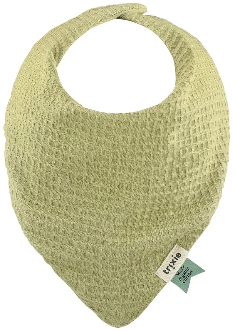 bandana slabbetjes set van 2 - Cocoon Lemongrass groen baby. van Trixie in Meerkleurig – productfoto
