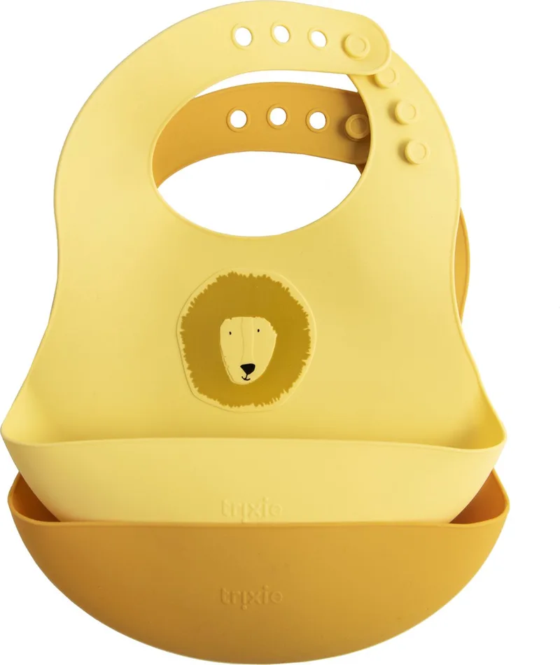 Siliconen slab 2-pack - Mr. Lion - Makkelijk afwasbaar - 100% Food Grade Silicone - Geel de Trixie en Multicolore – photo produit