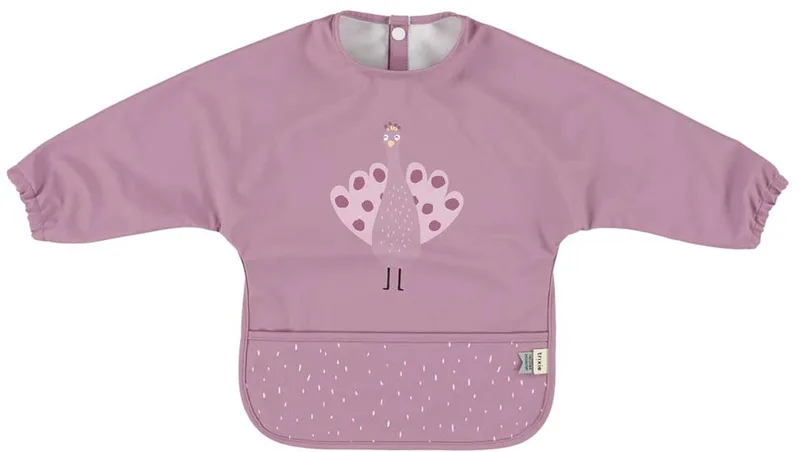 slab met mouwen waterproof baby en peuter Mrs. Peacock. van Trixie in Mrs. Peacock – productfoto
