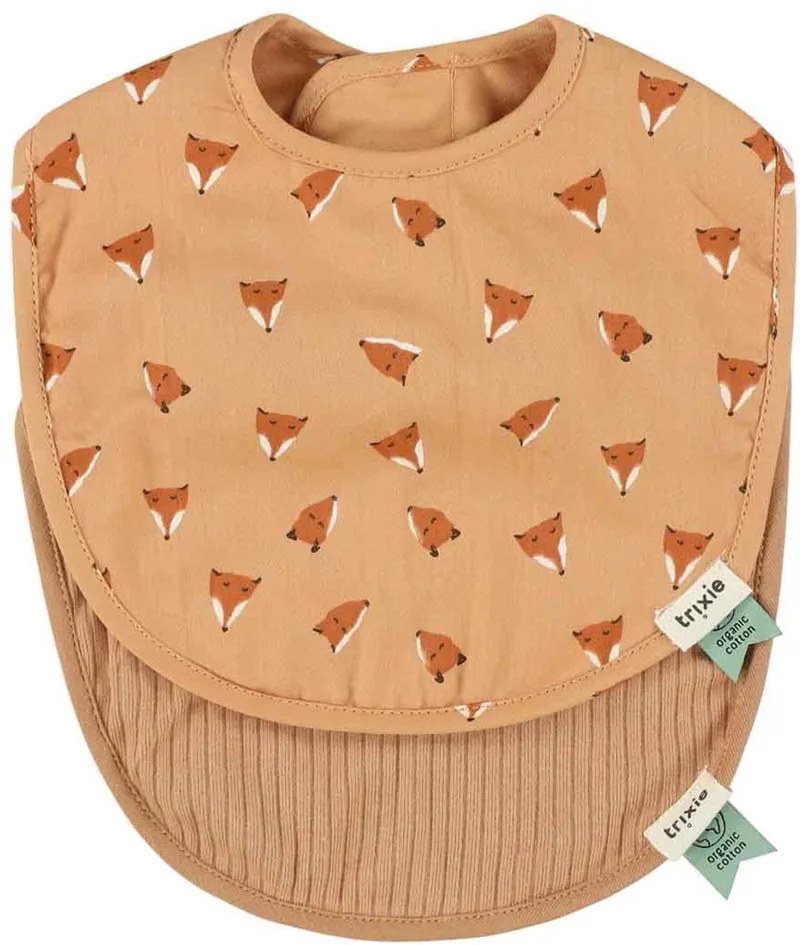 Slabbetje 2-pack mix - Fierce Fox by Trixie in Multicolour – product photo