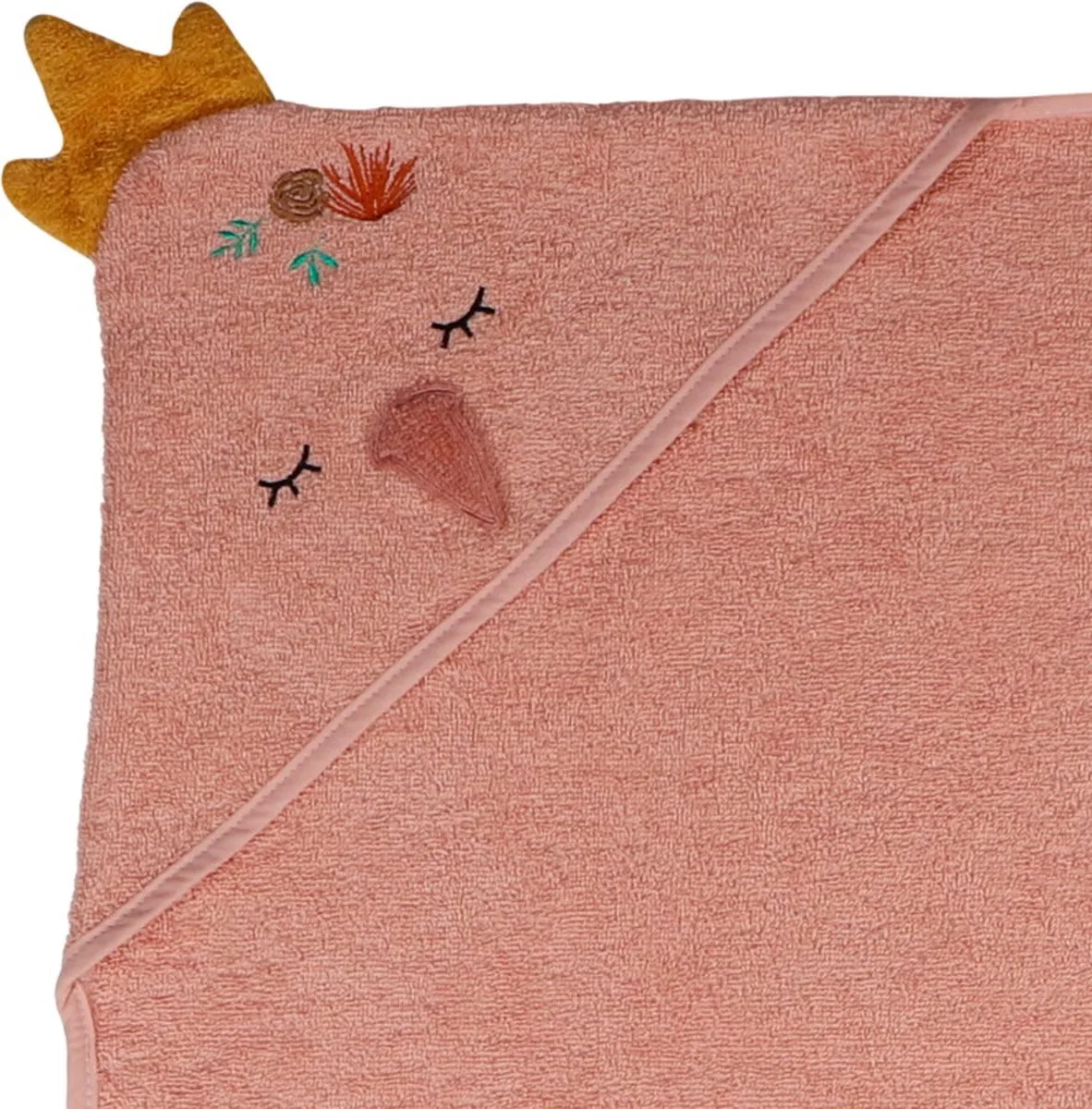 Blush & Blossom Zwaan Ivy Badstof Badcape TR-BB4219 by Tryco in Pink – product photo