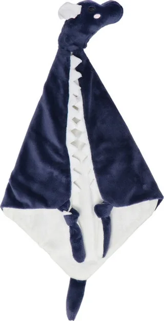 Draak Diego Knuffeldoek TR-243308 de Tryco en Bleu, Blanc – photo produit 1 sur 4