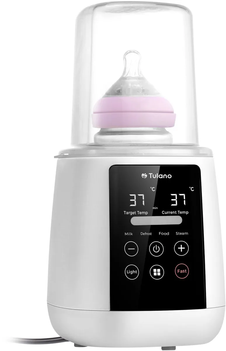Ellie 35 - Multifunctionele Flessenwarmer 6-in-1 - Sterilisator van Tulano in Wit – productfoto