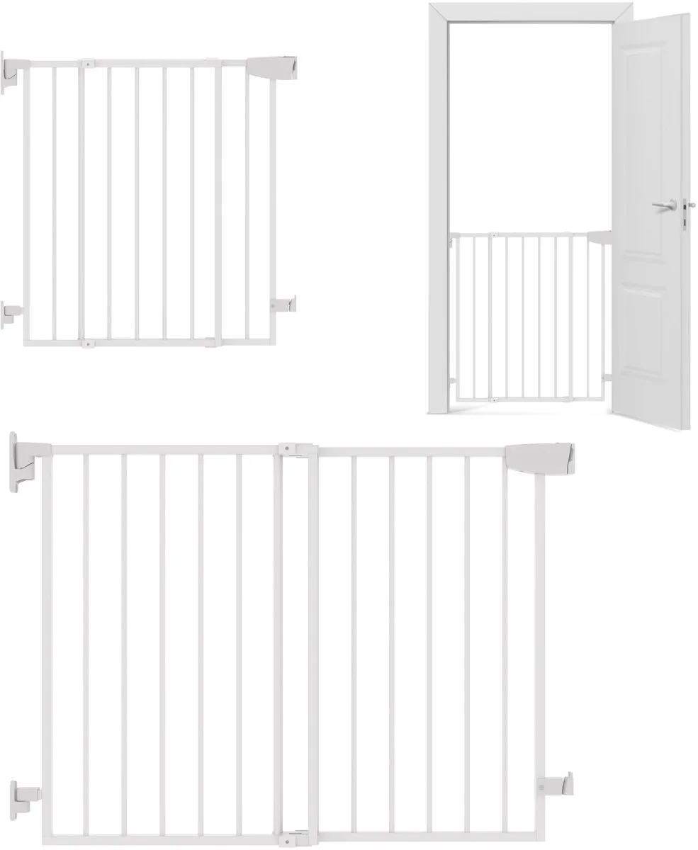 Guardian 1.0 Traphek - Verstelbare Veiligheidsbarrière voor Trappen van Tulano in Wit – productfoto