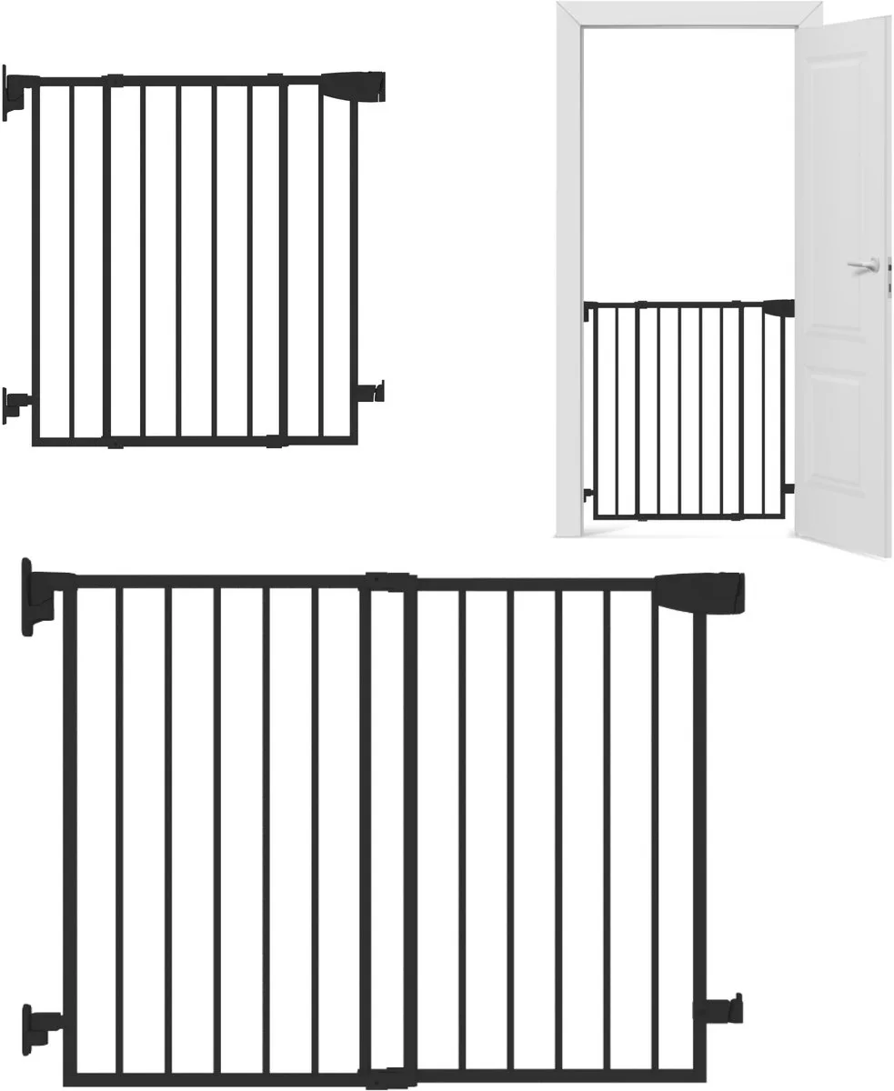 Guardian 1.0 Traphek - Verstelbare Veiligheidsbarrière voor Trappen de Tulano en Noir – photo produit