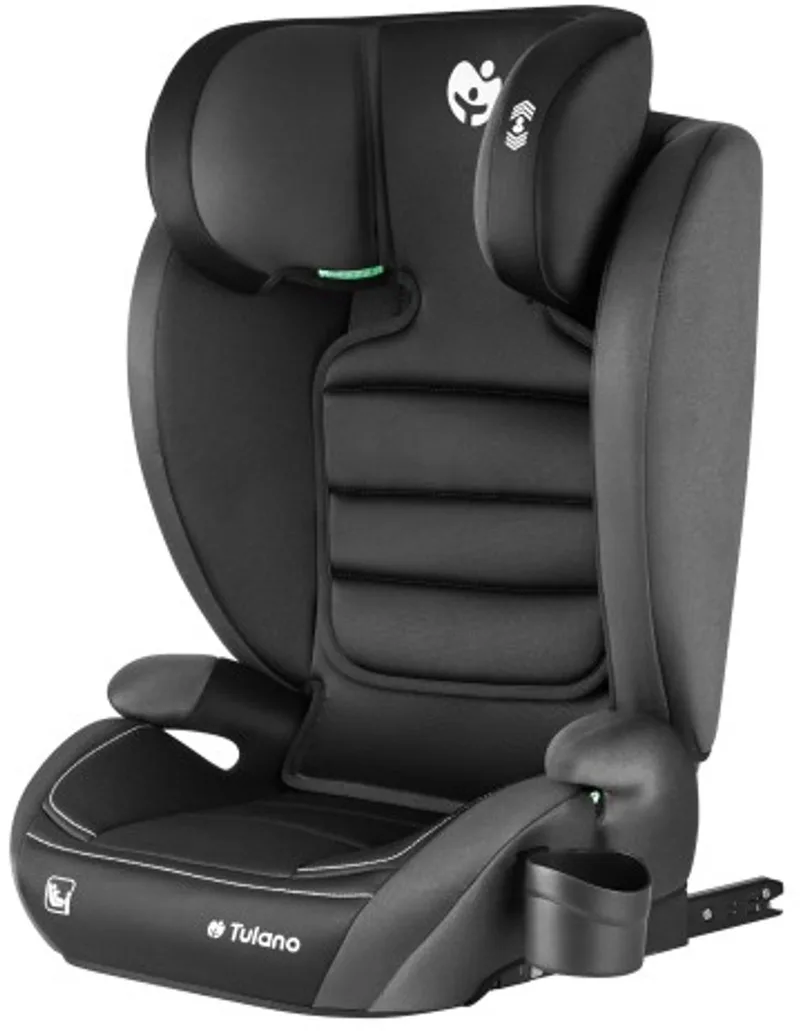 Joy 25 Autostoeltje – kinderautostoeltje - ISOFIX - Zwart/Grijs van Tulano in Zwart – productfoto