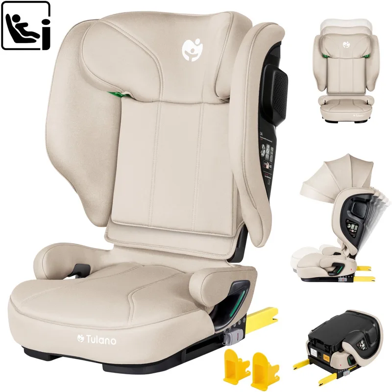 Joy 55 i-Size Autostoeltje - 100 tot 150 cm - Kindertransport by Tulano in Beige – product photo