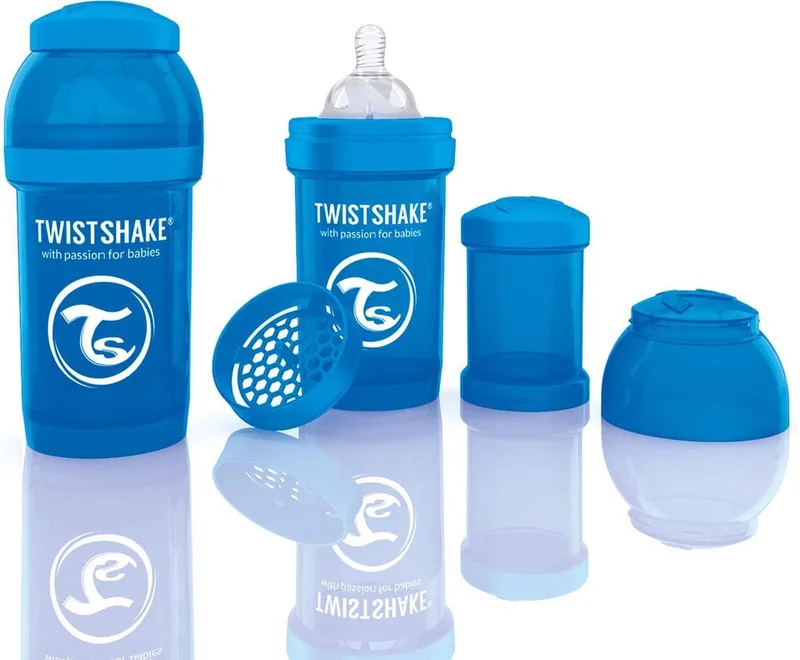 Anti-colic babyfles - 180ml från Twistshake i Aqua – produktbild
