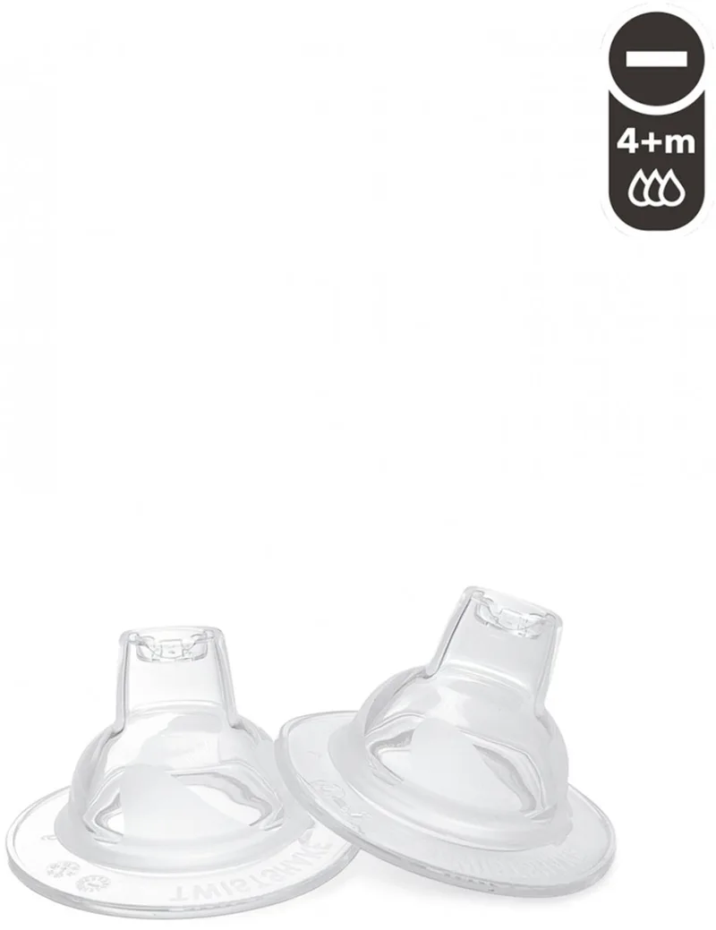 Speen met drinktuit de Twistshake en Transparent – photo produit