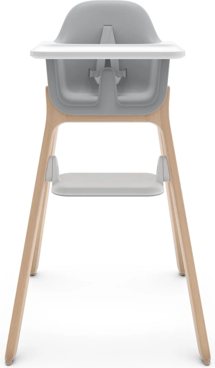 Ciro Chloe - Kinderstoel - Hout - Verstelbare Voetensteun - Afneembaar Eetblad de UPPAbaby en Grijs – photo produit