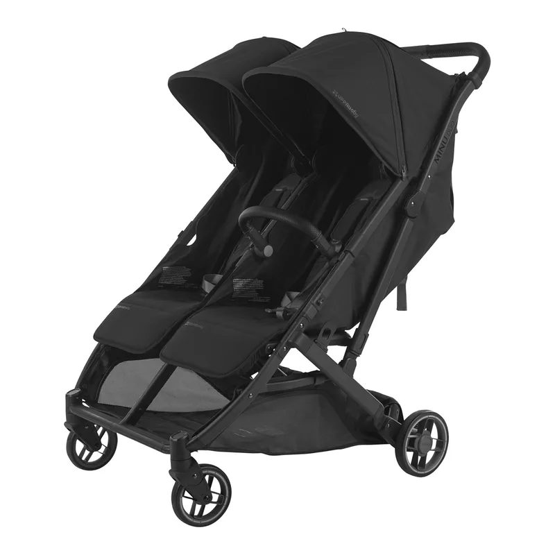 Kinderwagen Zwillingswagen Minu Duo von UPPAbaby in Schwarz – Produktfoto 1 von 3